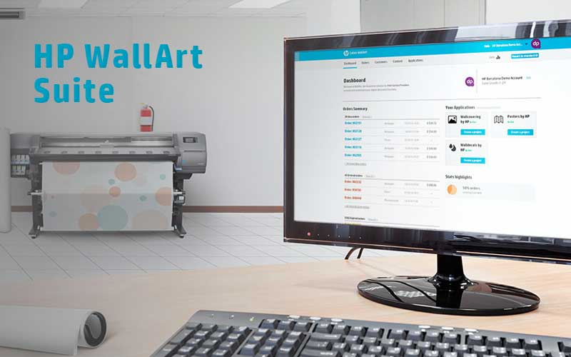 Solution Web-to-Print HP WallArt Suite