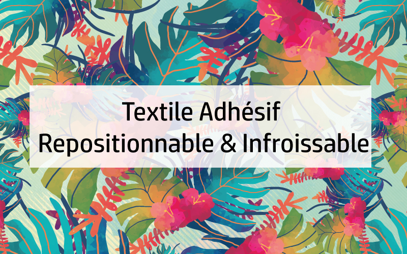 textile adhésif repositionnable